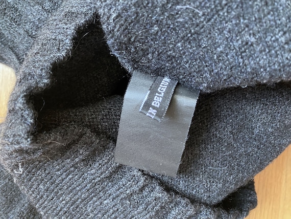 ANN DEMEULEMEESTER オリゾンティタグ　ニット38 Vintage Ann Demeulemeester Super Long Sleeves Turtle Neck