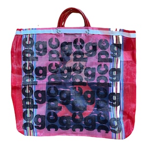 Comme des Garçons Limited edition Mexican Souvenir Big Summer Tote Bag with Mermaid Print Size: One