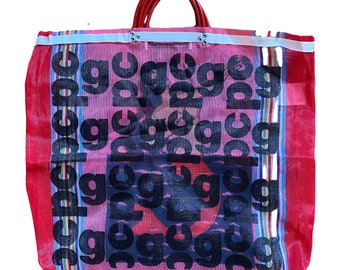 Comme des Garçons Limited edition Mexican Souvenir Big Summer Tote Bag with Mermaid Print Size: One