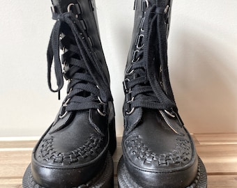 Extravagant Platform Shoes Black Platform Shoes Platform All Seasons Gothic Booties Leather Ankle Boots Steampunk Shoes Grunge Boots Etsy Canada