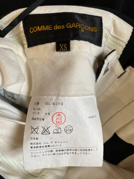 Vintage Comme des Garçons Culotte Black Pants Siz… - image 3