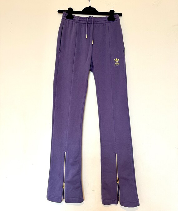 Vintage Adidas lilac purple slim track pants with 