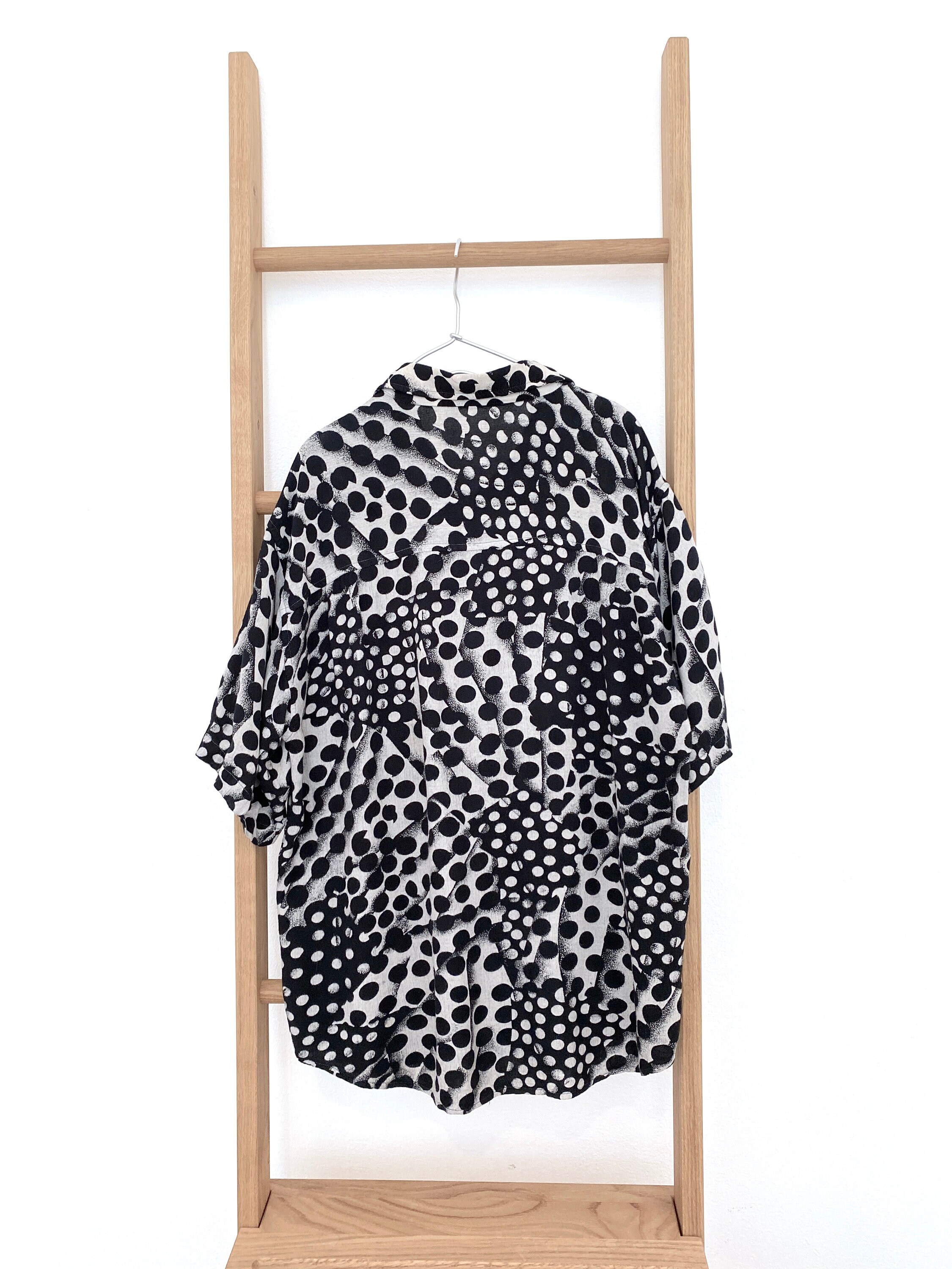 Cybercore, Goth Grunge Crazy Pattern Oversized Shirt Unisex - Etsy