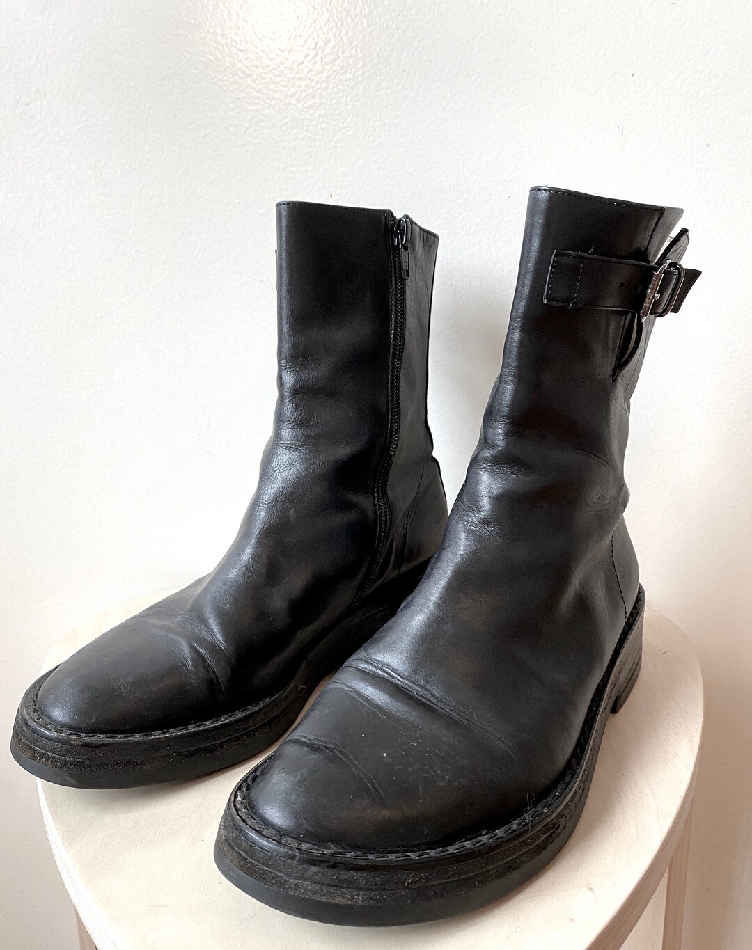 Buy Ann Demeulemeester Classic Boots Size:37 Online in India - Etsy