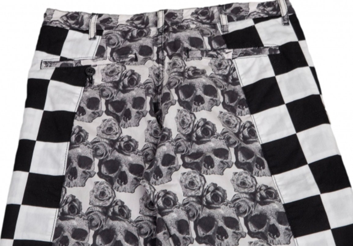 Comme des Garcons Homme Plus 1997 off white silk elastic waist trousers - mens S
