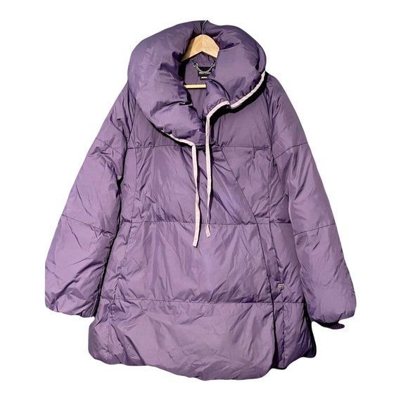 Dark purple hotsell puffer jacket