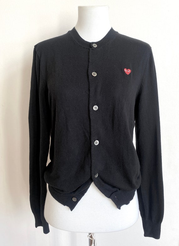 Comme des Garcons Play Cotton Cardigan Size: Large