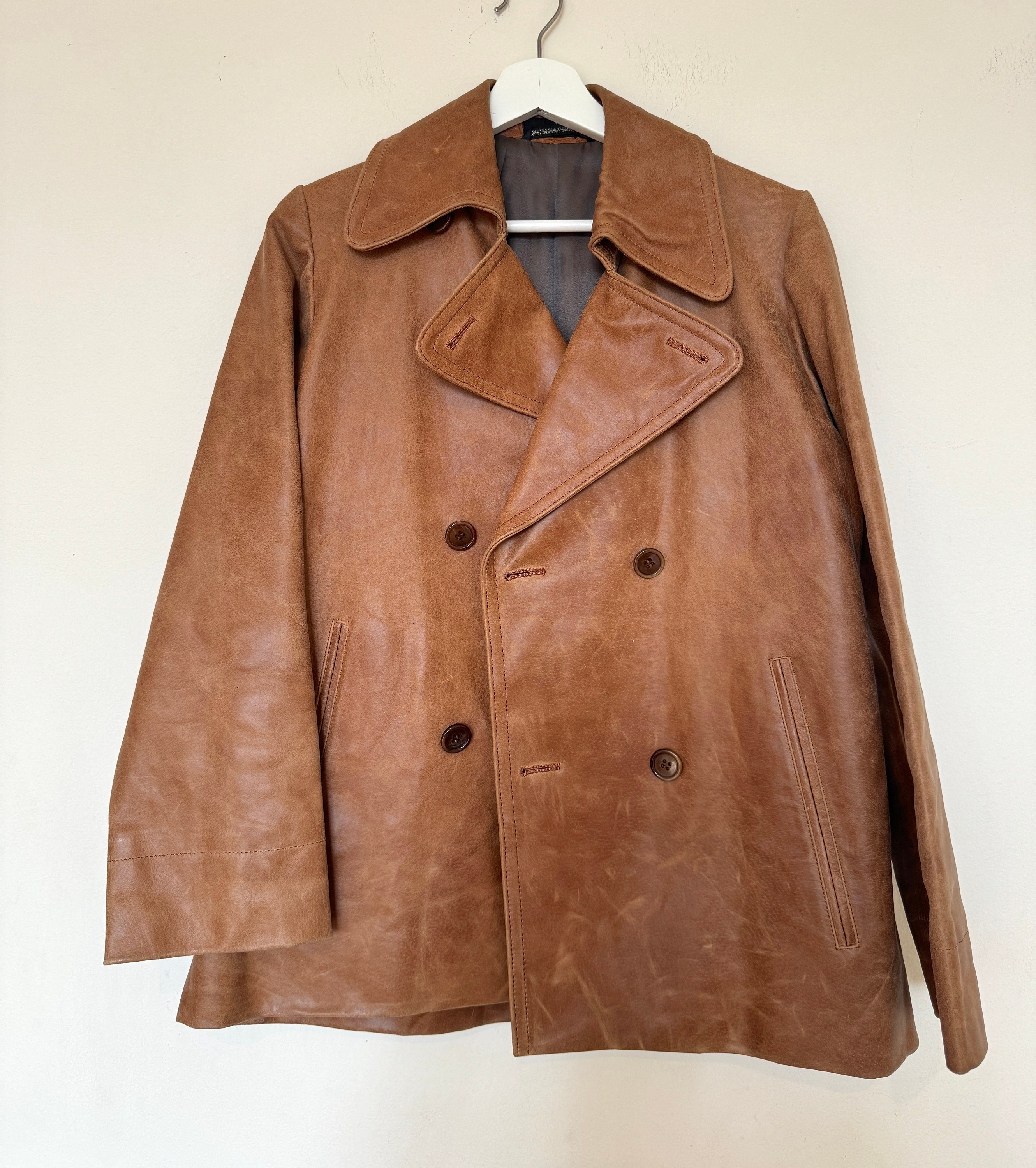 Jil Sander Leather Jacket - Etsy