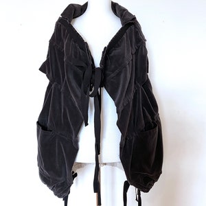 Comme des Garçons, Tricot Comme des Garcons Egg Shape Poncho Cardigan Jacket Maat: Small