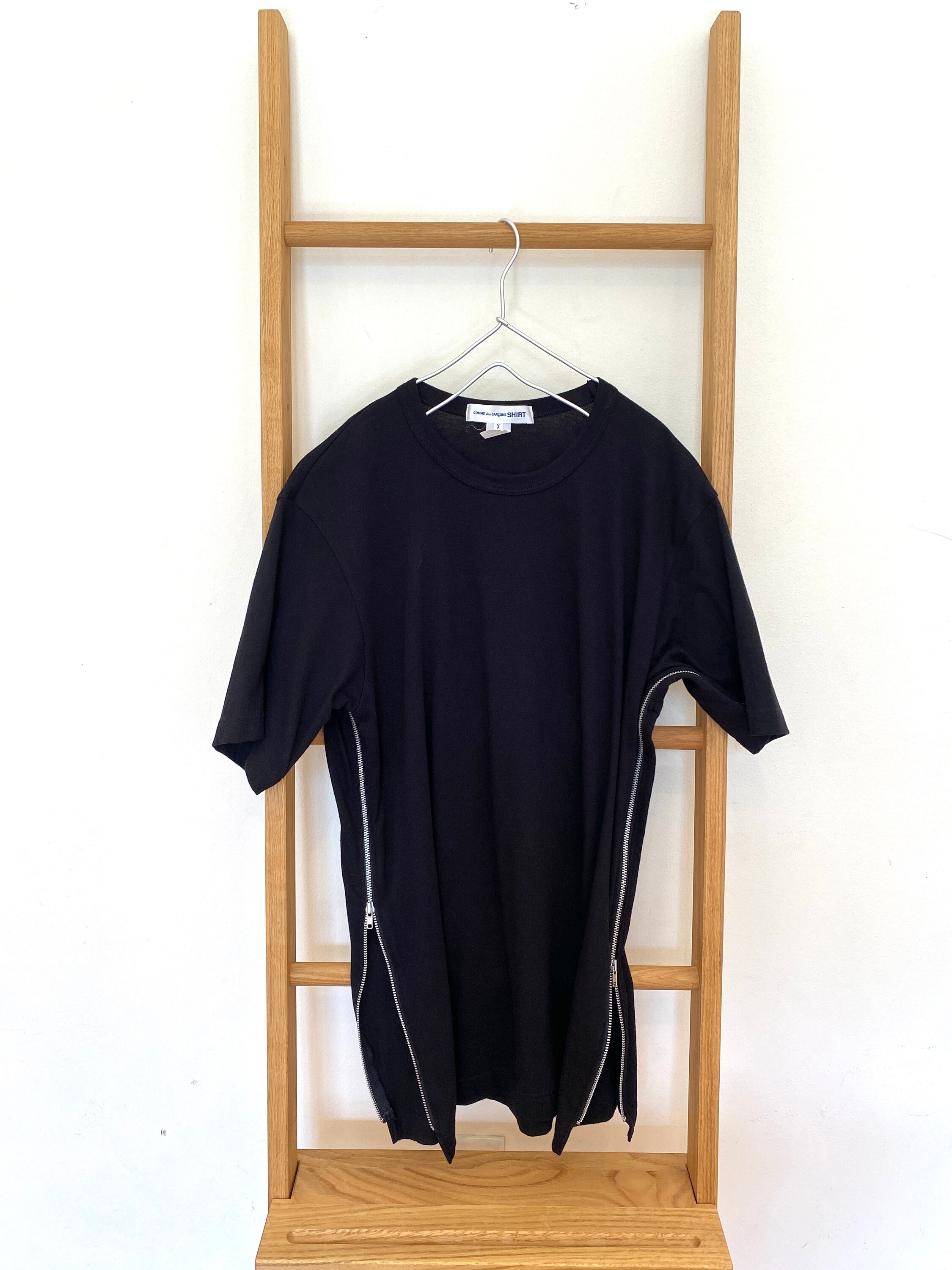Comme des Garçons Zipper L/S T Shirt CDG Patched Pocket Zip T-Shirt - Comme des Garcons