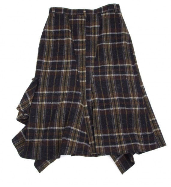 Yohji Yamamoto, Y's Preppy Green and Brown Plaid … - image 3