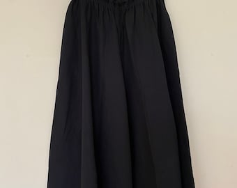 Pantaloni Yohji Yamamoto vintage, Yohji Noir Super Wide &quot;Hakama&quot;: Taglia Piccola