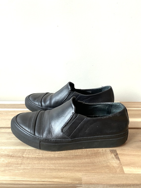 DAMIR DOMA SILENT Black Slip on Shoes Size:37.5