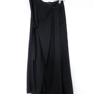 Yohji Yamamoto Simple Straight Wrap Skirt Size: 1
