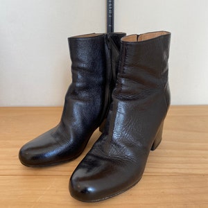 MM6 Vintage Black Short Boots: Size 7, 7.5