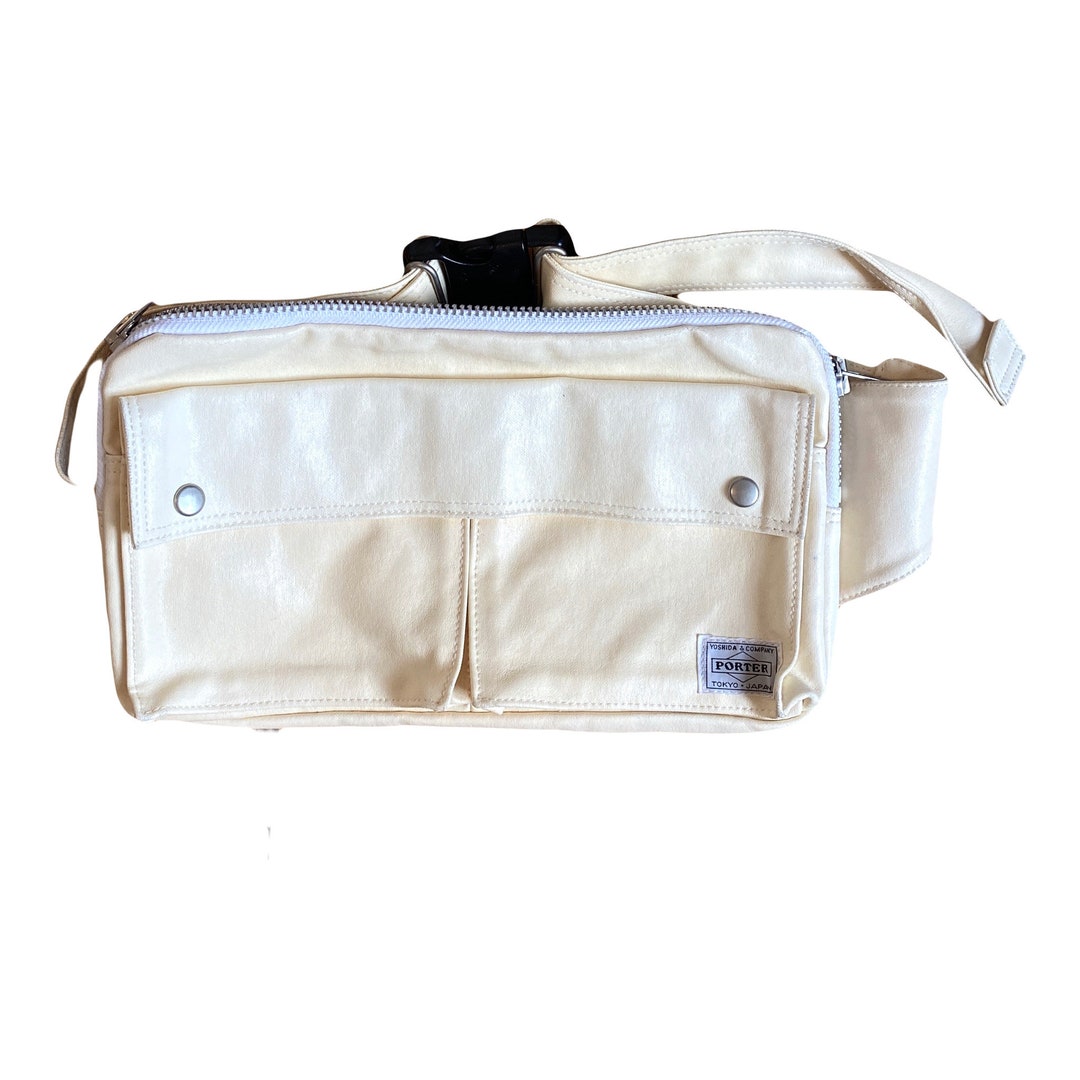 Vintage Porter Japan Crossbody Bag Yellow Cream Streetwear Etsy