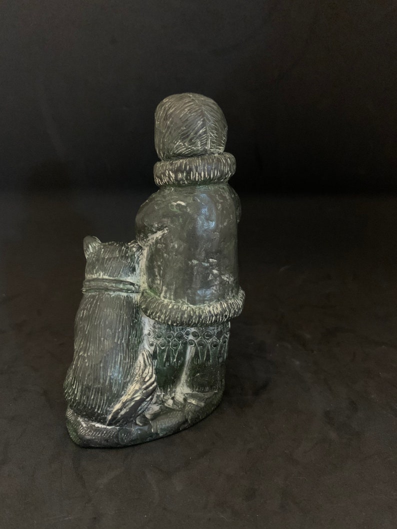 Wolf original wolf sculptures hand made in Canada. Eskimo Etsy