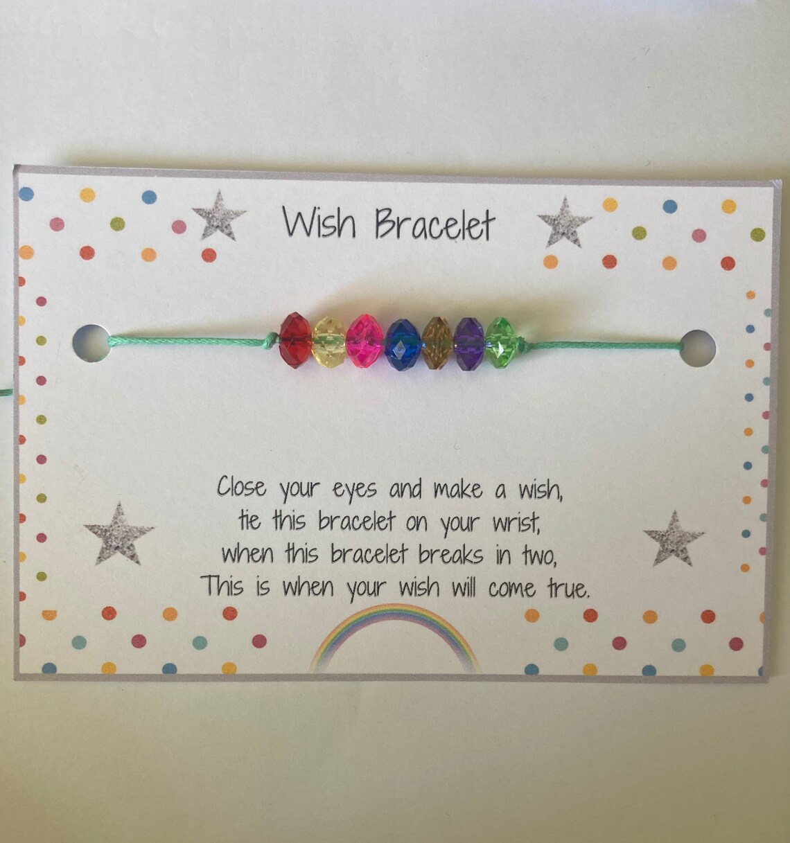 Wish Bracelets messages of encouragement Etsy