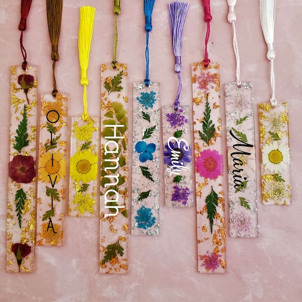 Flower Bookmark Etsy