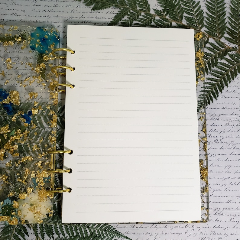 Custom Resin Flower Notebook (Size A5 , A6 or A7) image 8
