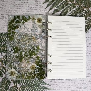 Custom Resin Flower Notebook (Size A5 , A6 or A7) image 10