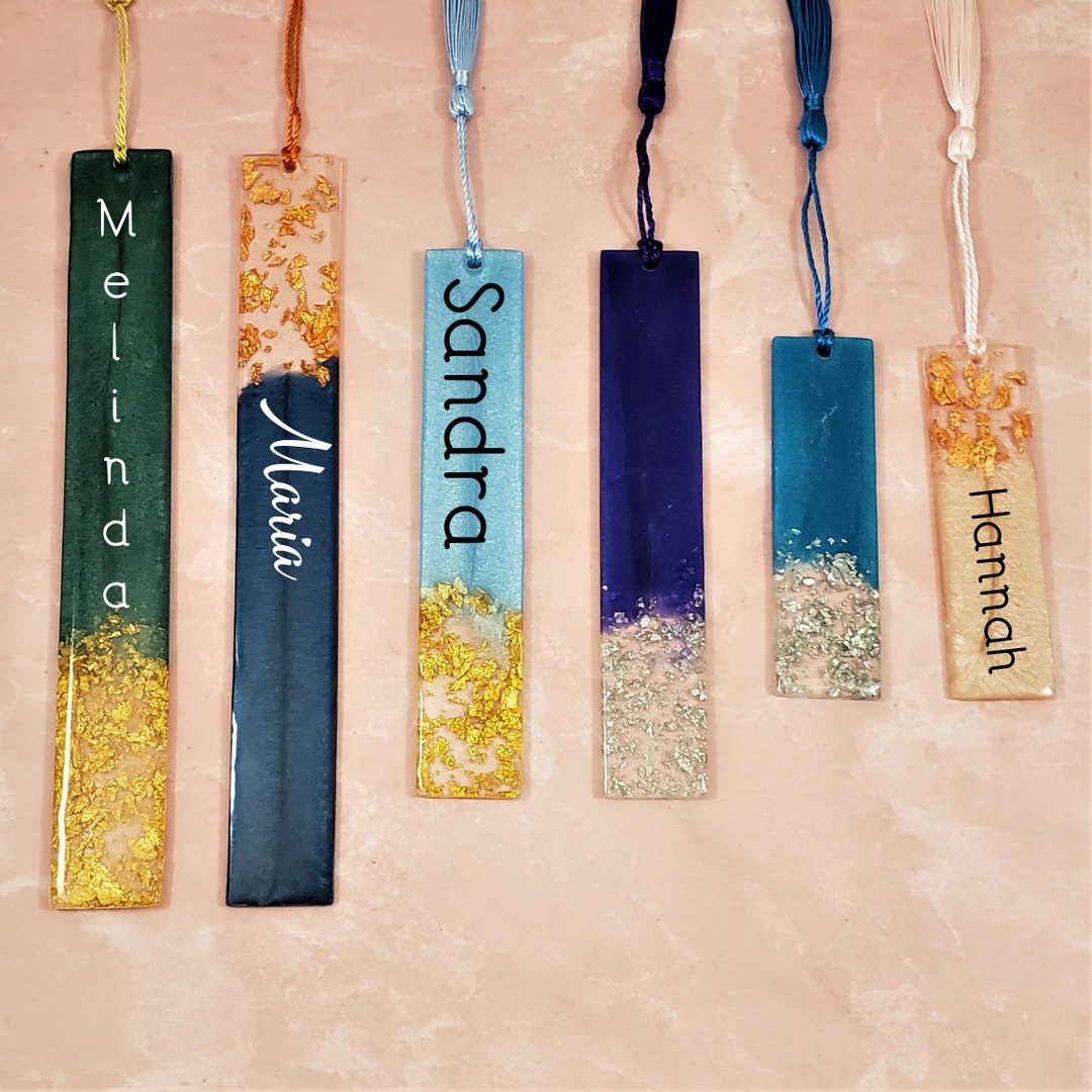 Custom Resin Bookmark - Etsy