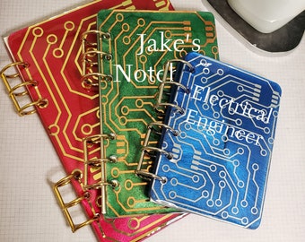 Custom Resin Circuit Board Notebook (Size A5 , A6 or A7)