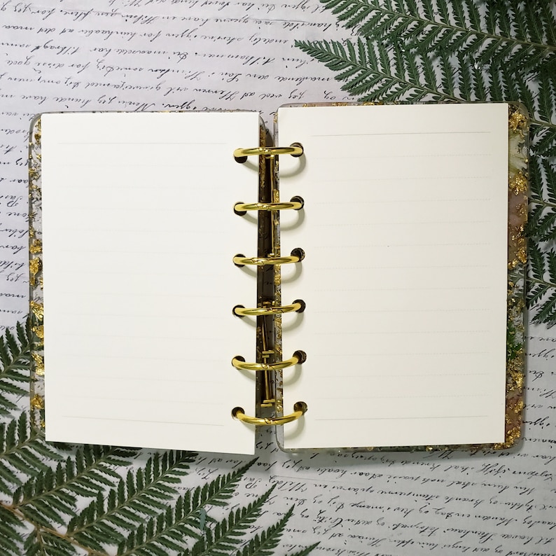 Custom Resin Flower Notebook (Size A5 , A6 or A7) image 9