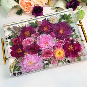 Deposito per la conservazione dei fiori / Vassoio per fiori / Conservazione dei fiori da matrimonio / Ricordo floreale commemorativo