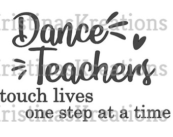 Download Dance Teacher Svg Etsy