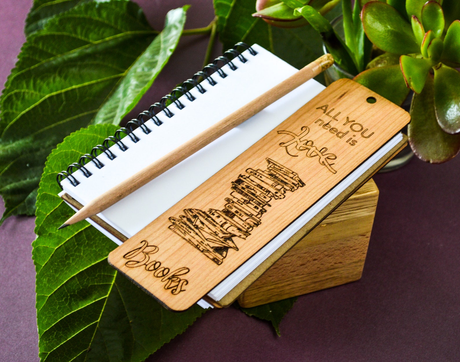 PageMark / Book Separator In Wood Laser Cut Etsy