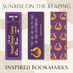 Sonnenaufgang auf der Ernte inspiriert Digital Download Lesezeichen - Set mit 4 verschiedenen Designs