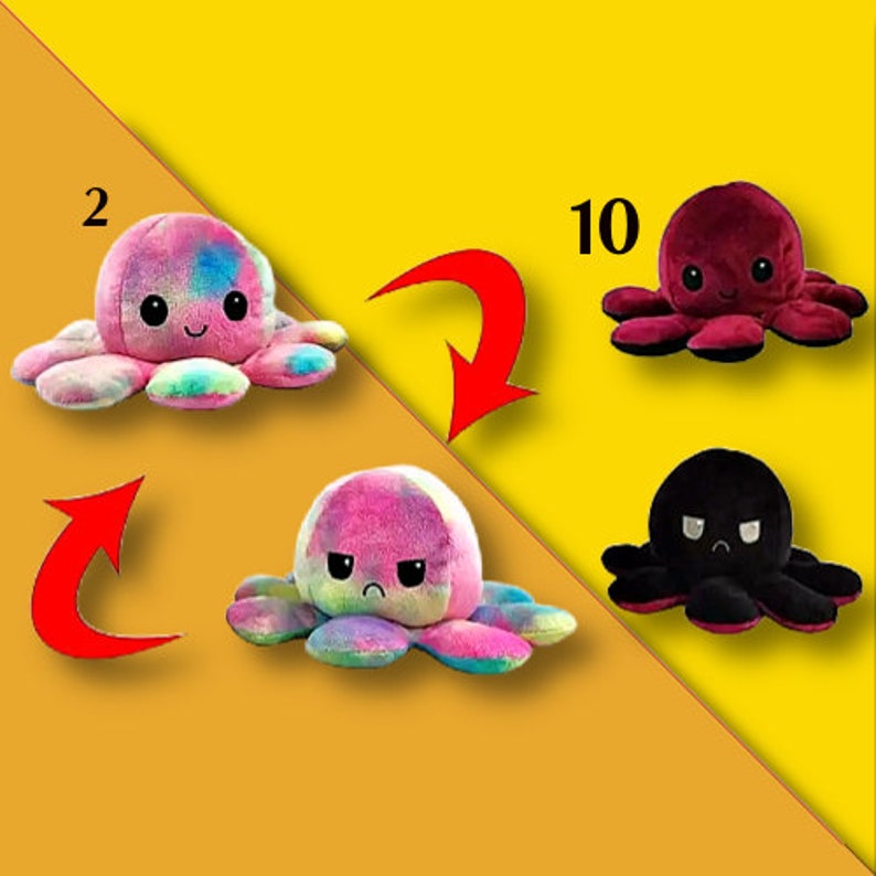 good mood bad mood plush