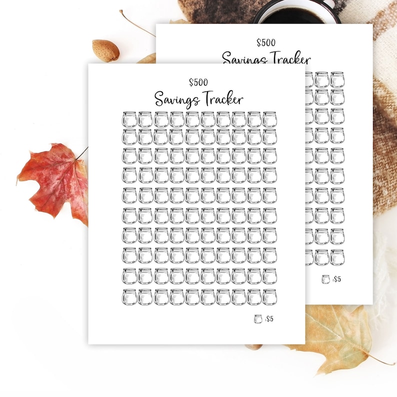 savings planner printable savings planner printable