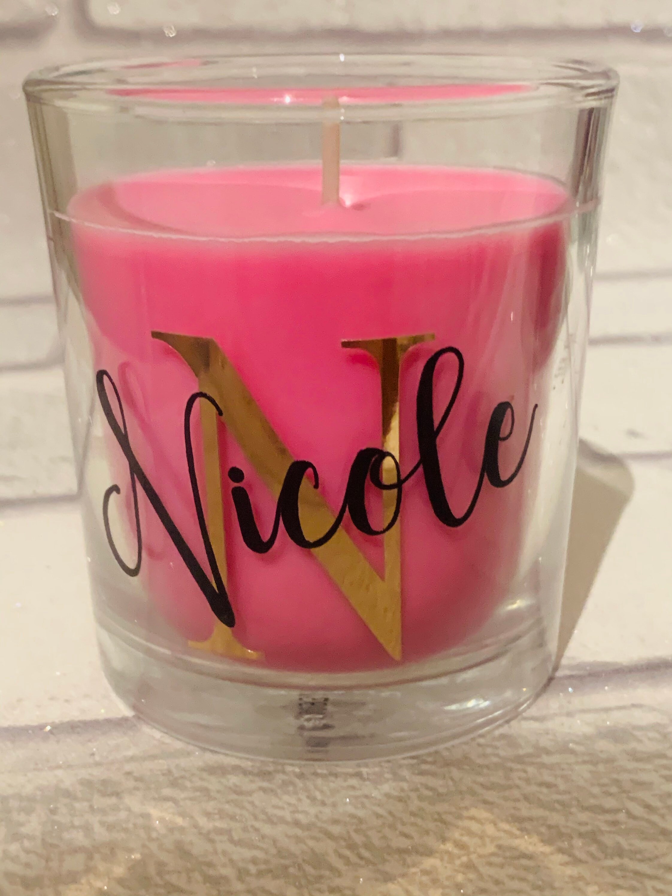 Personalised candle Name candle Birthday candle Birthday Etsy