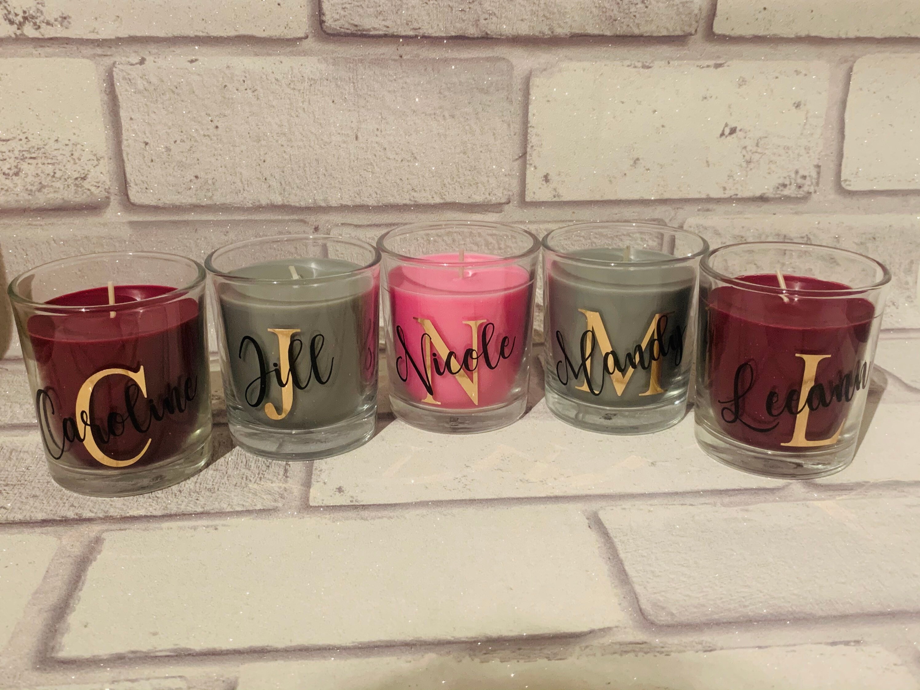 Personalised candle Name candle Birthday candle Birthday Etsy