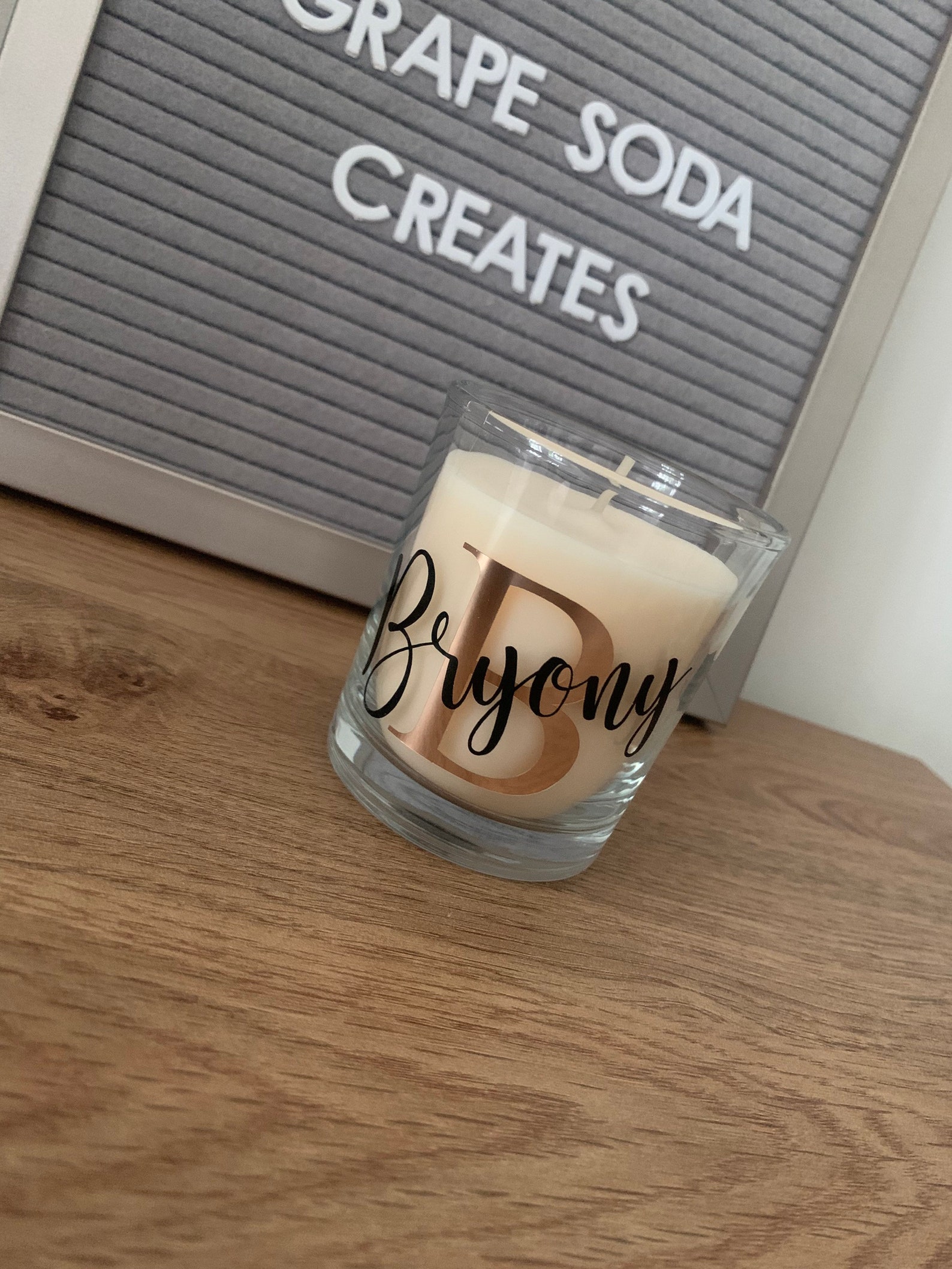 Personalised candle Name candle Birthday candle Birthday Etsy