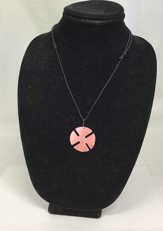 Pink Conch Shell Pendant Necklace, Conch Necklace,