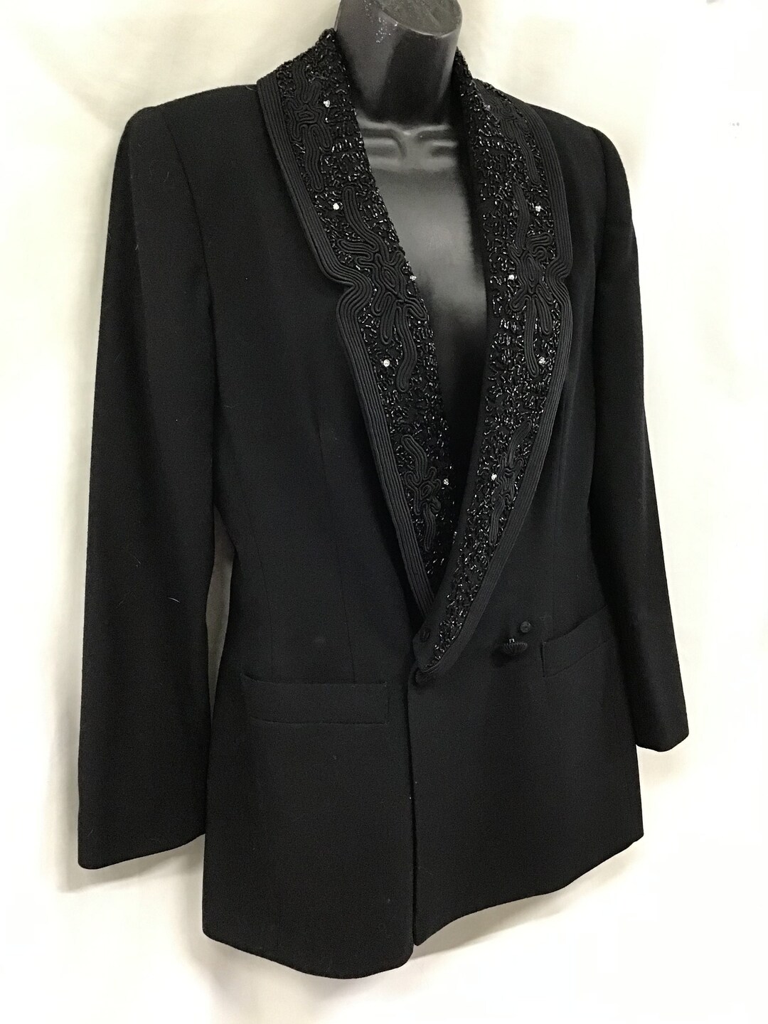 John Meyer Black Dress Coat Elegant Black-tie Evening Jacket ...