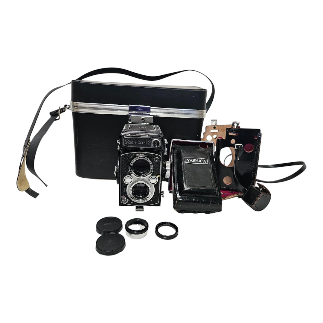 YASHICA-12 Copal Camera SV Medium Format TLR 120 Film Camera 80mm ...