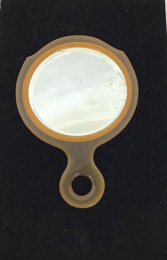 Art Deco Hand Mirror 1920s Hand Mirror Antique Hand Mirror Etsy