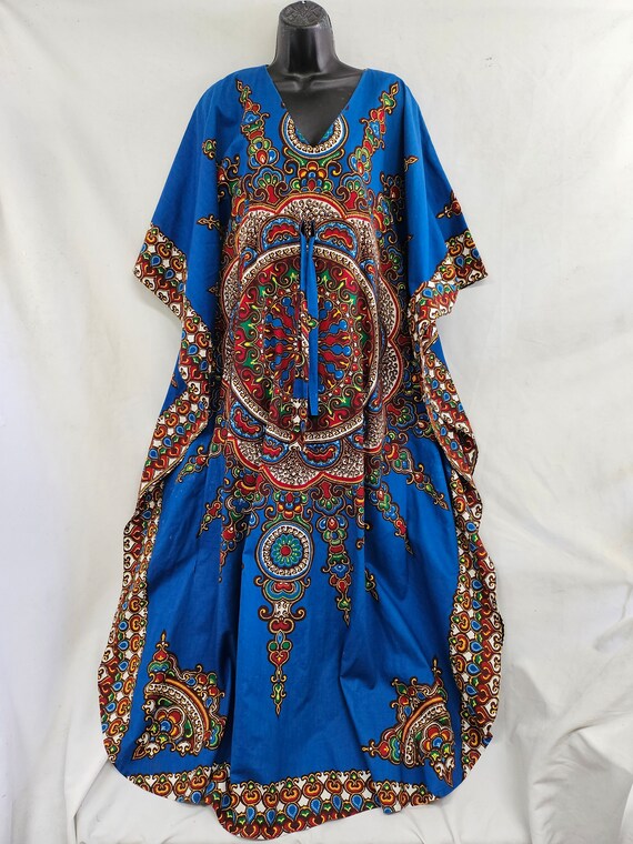 Vintage Boho Caftan - 70s Jambo Fashions Hippie B… - image 5