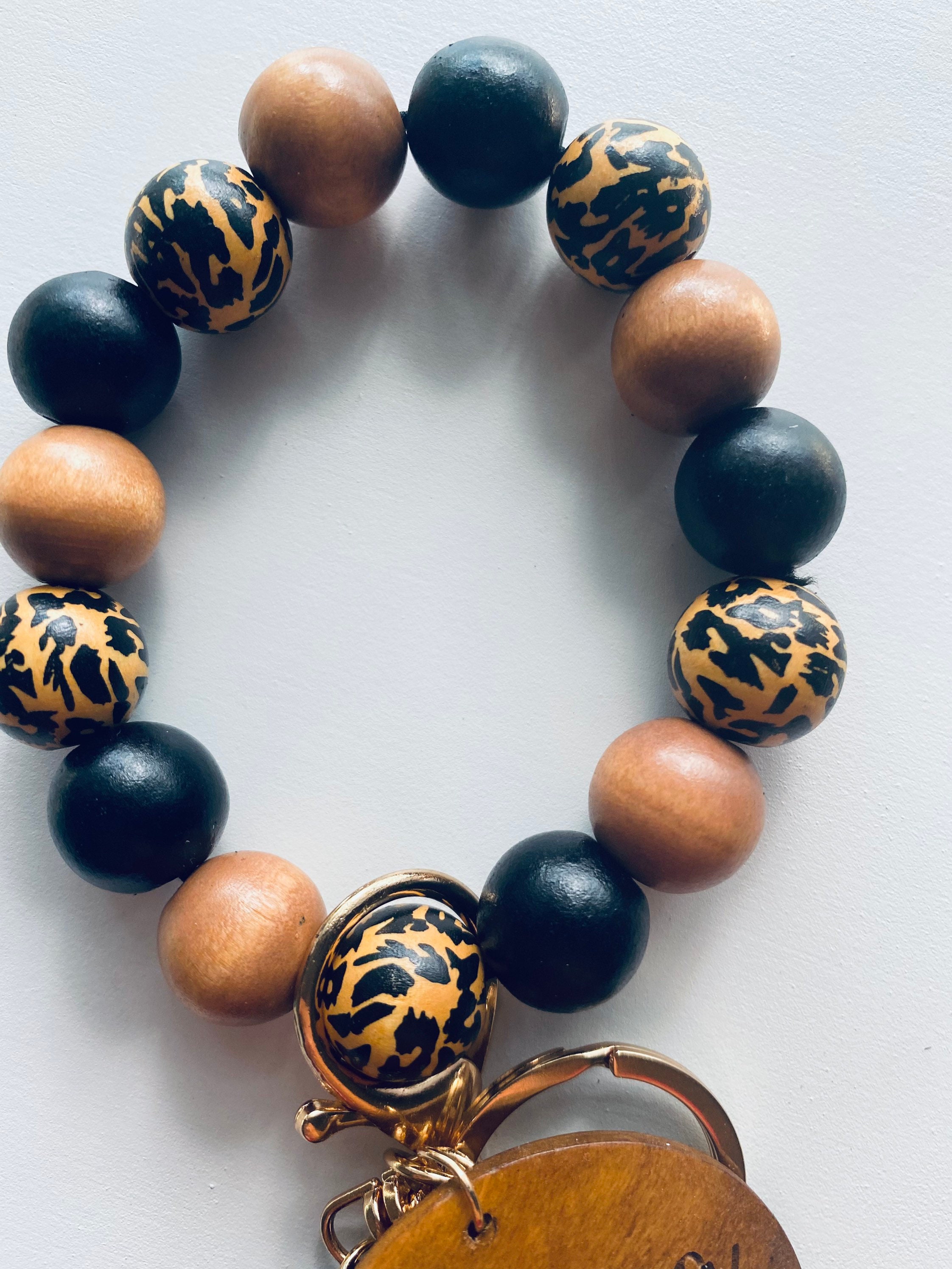 CUSTOM Engraved keychain bracelet for keys read description Etsy