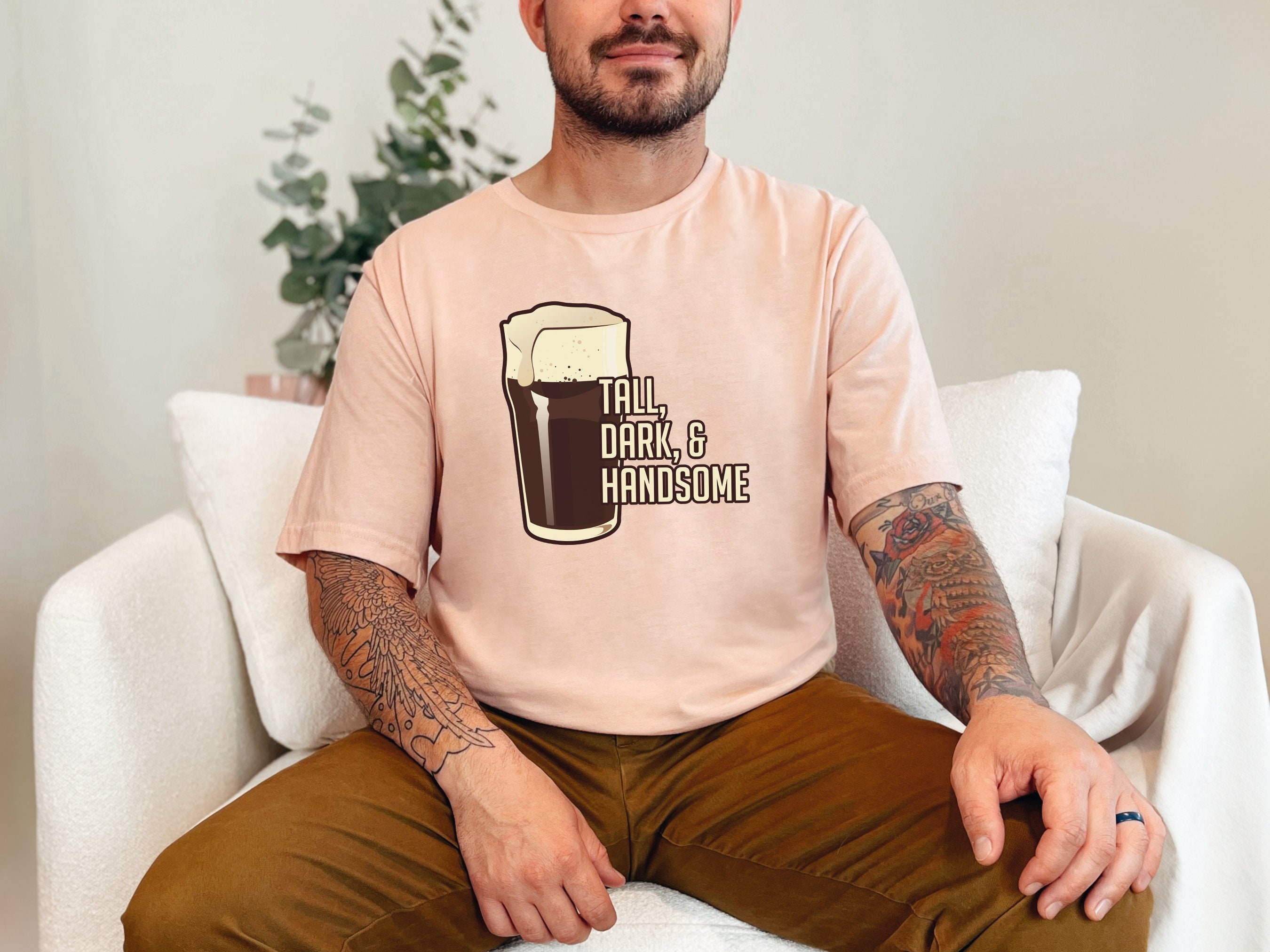 Craft Beer Pattern Print Men Long Robe