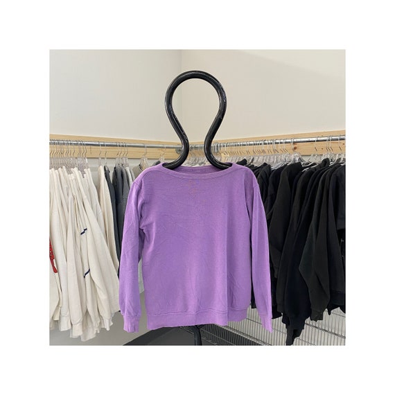 Vintage 70s/80s Purple Boatneck Sweatshirt
