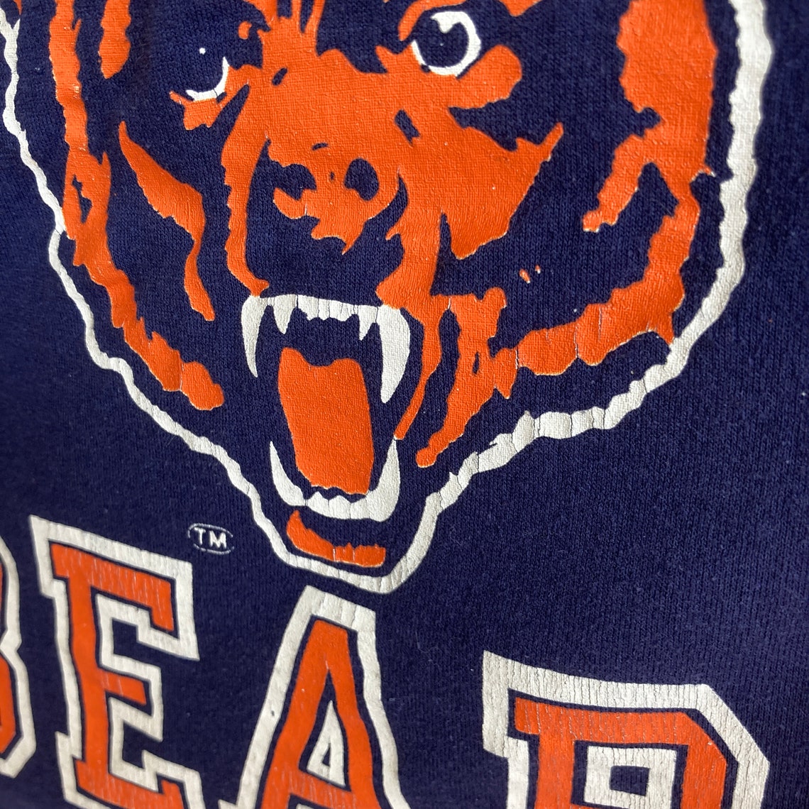 Vintage 80s Logo 7 Brand Chicago Bears Football Style T-Shirt | Etsy