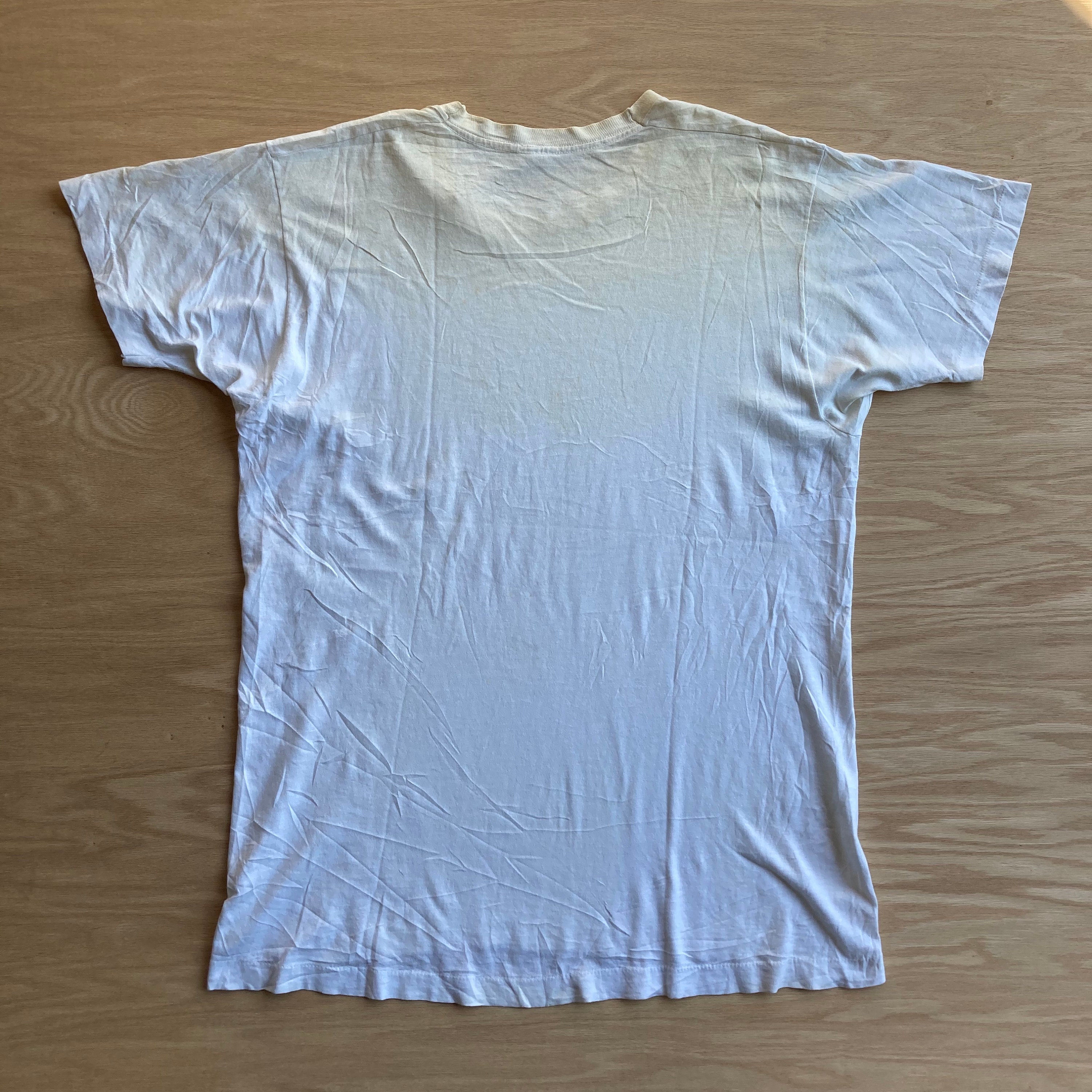 Vintage 90s Blank White FOTL T-Shirt | Etsy