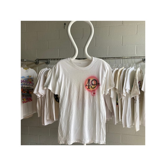 Vintage 80s 49ers Airbrush Montana T-Shirt