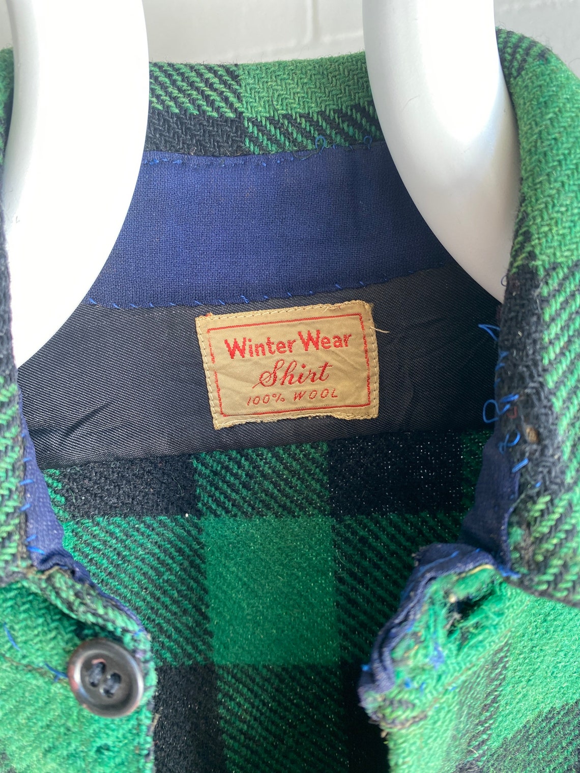 buffalo plaid wool shirt