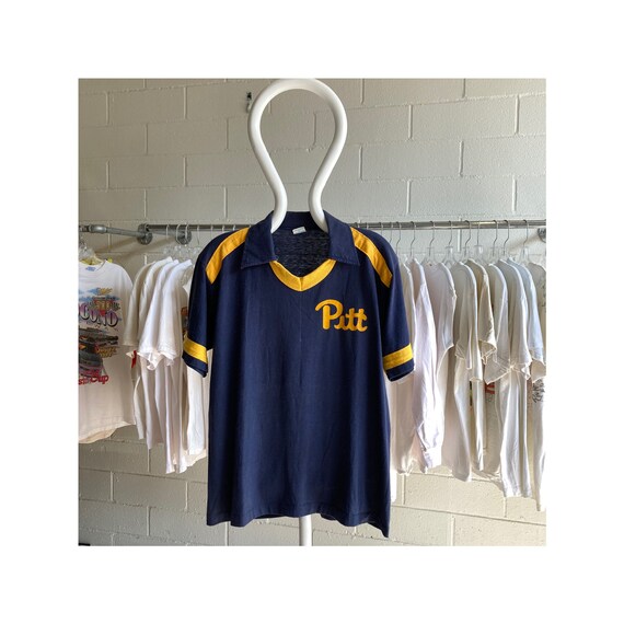 Vintage 70s Champion Pitt Collared T-Shirt